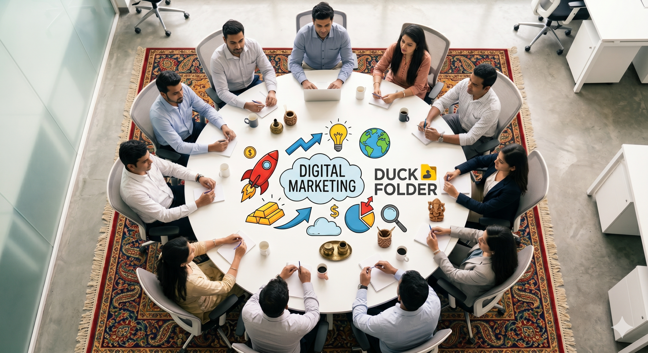 Duck Folder Team Working
